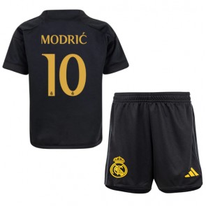 Real Madrid Luka Modric #10 Dětské Alternativní dres komplet 2023-24 Krátký Rukáv (+ trenýrky)
